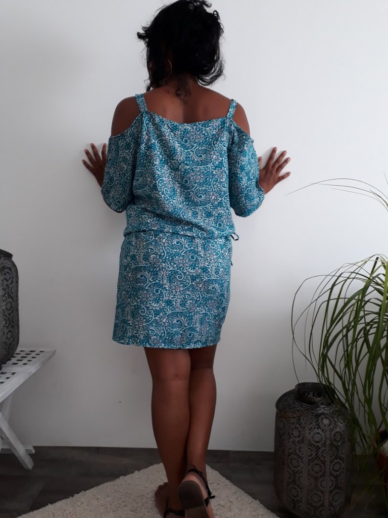 Robe Joëlle bleue turquoise