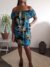 Robe shéshé africaine bleue