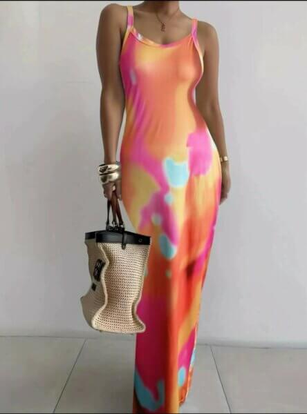 robe stretch lumineuse