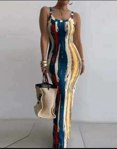 robe stretch bleu blanc rouge