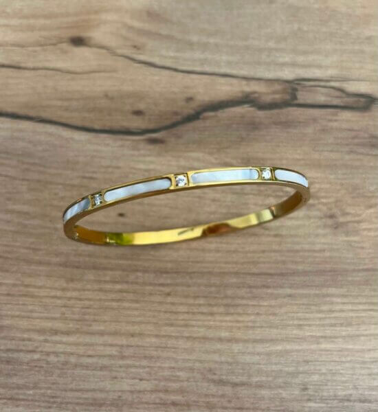 Bracelet en Acier Inoxydable Plaqué Or PVD –